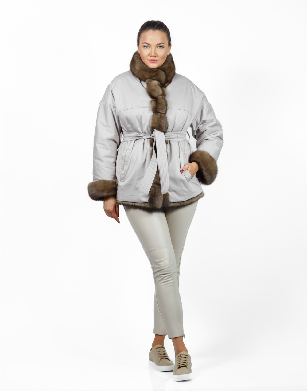 Шуба из меха соболя