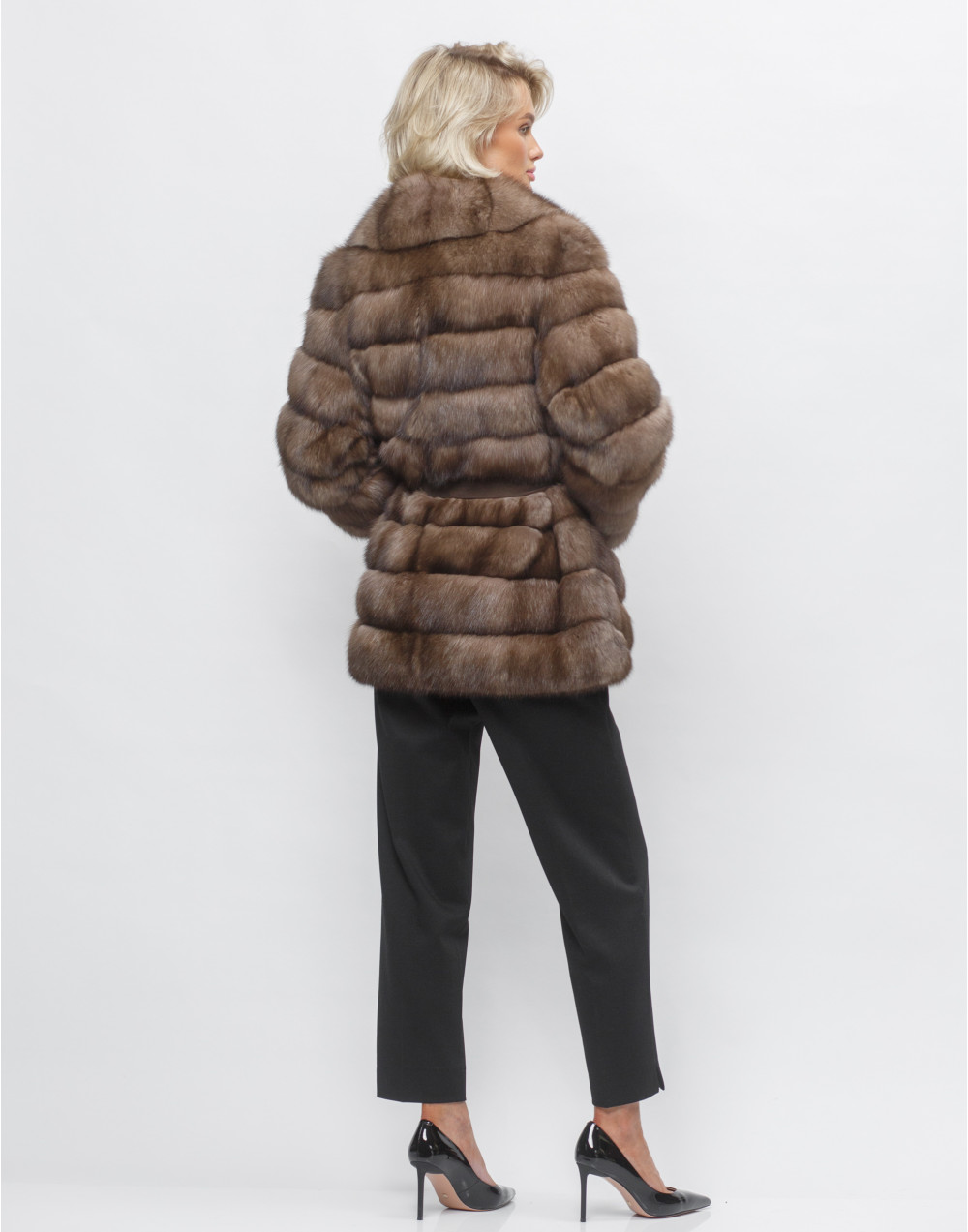 Шуба из меха соболя
