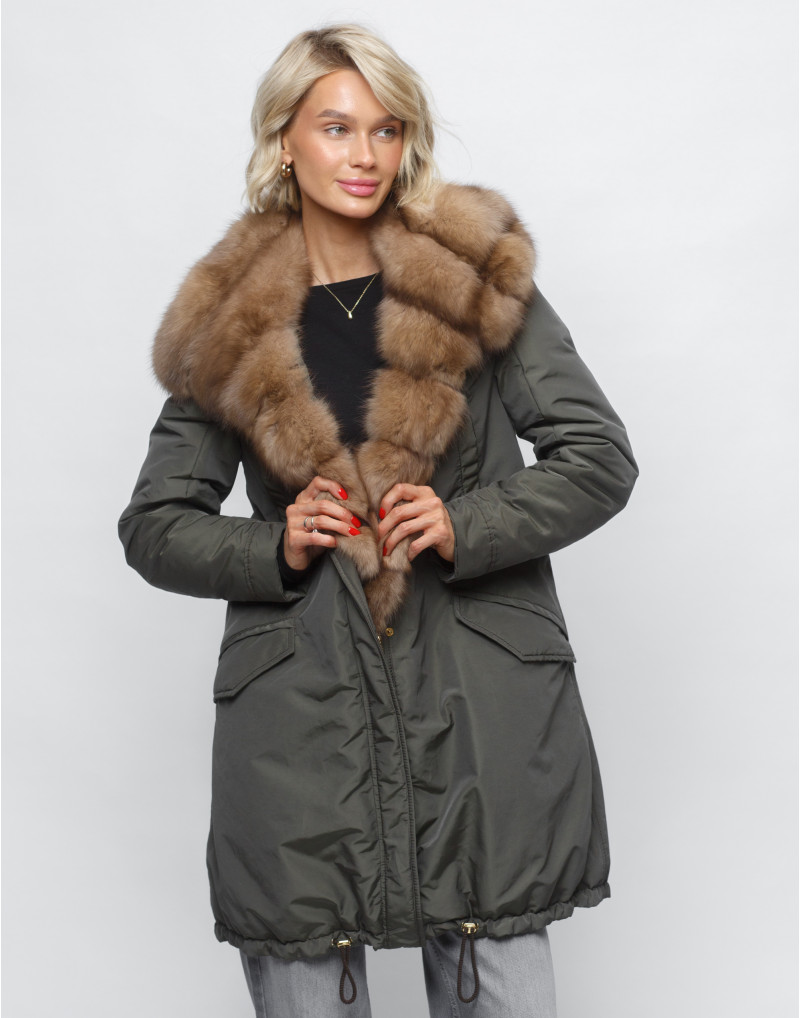 Парка з хутром соболя