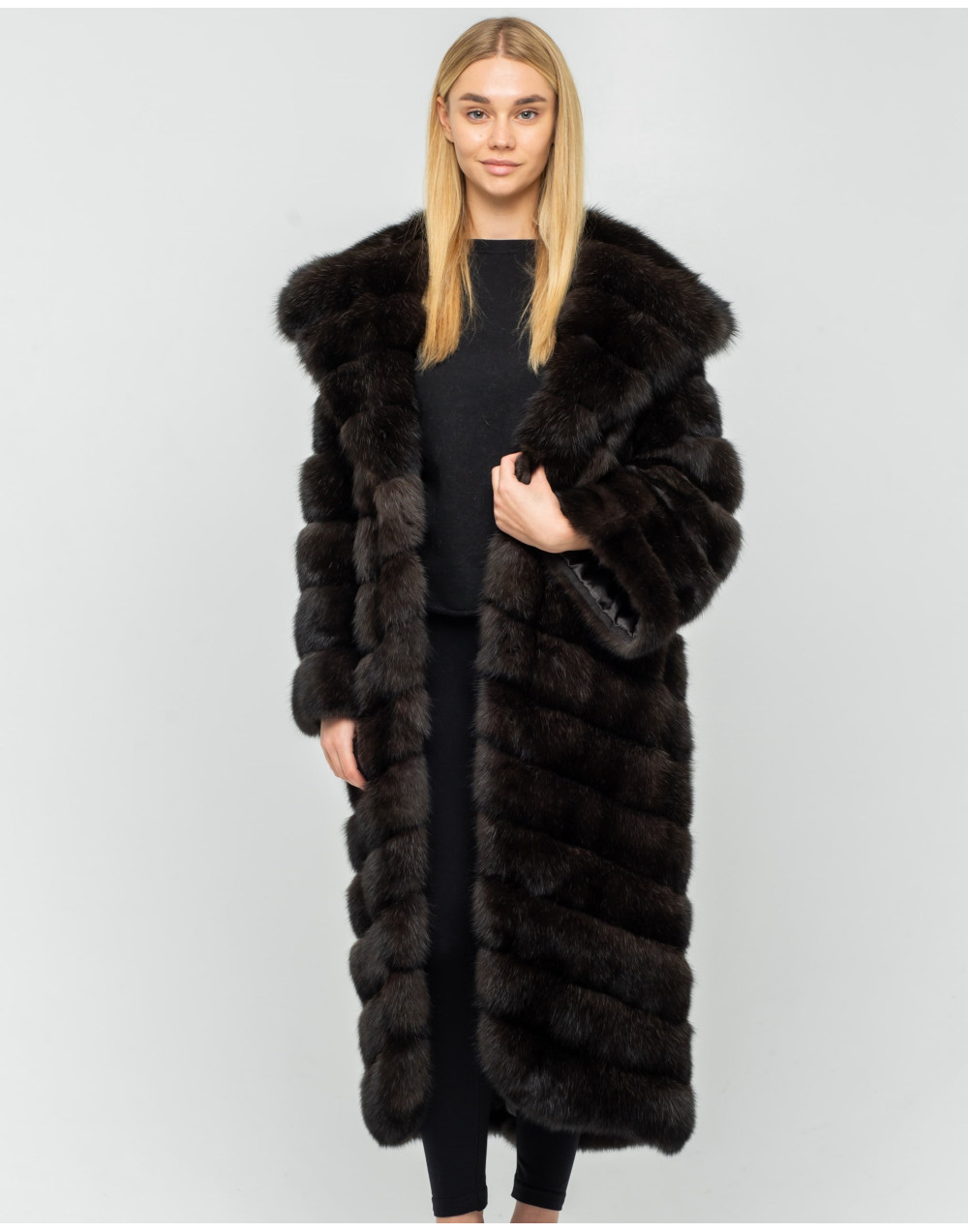 Шуба из меха соболя